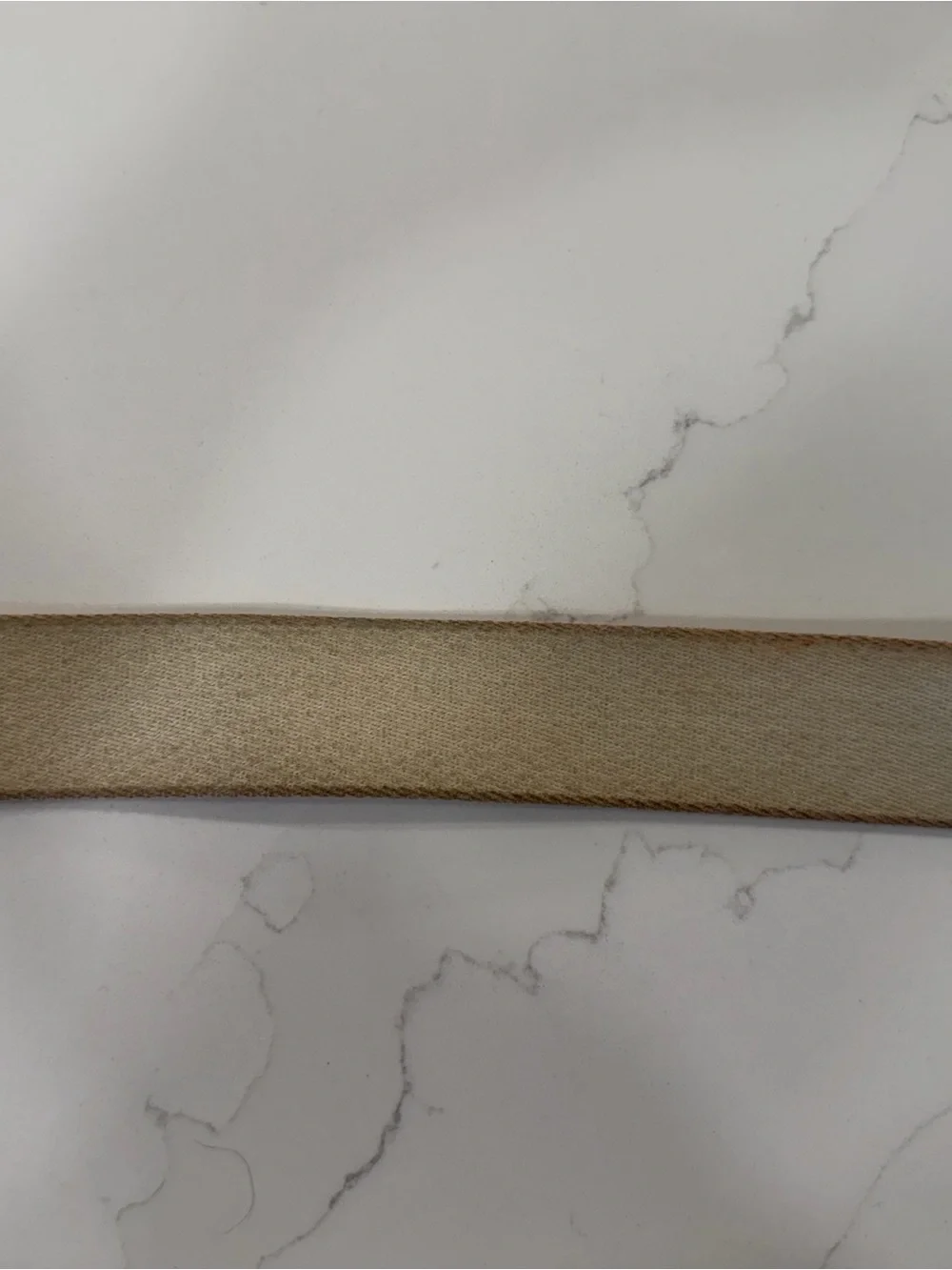 J. Crew Cream Canvas Belt Bag with Brown Trim